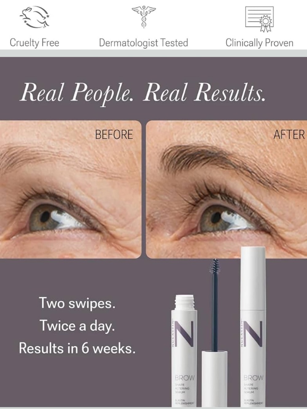 Brow Shape Altering Serum - White & Purple - Picture 2 of 5